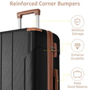 Lightweight Durable ABS Hardshell Luggage - 24 Inch