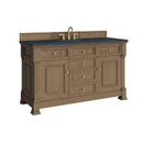 James Martin Brookfield 60" Single Bathroom Vanity, Pecan