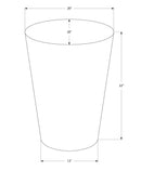 Drum Accent Side Table, Elegant Design by HouseOfZazla
