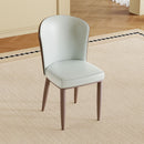 Dining Chair With Carbon Steel Legs, Comfortable Seating, (Set of 2) - White by Unique Piece Furniture