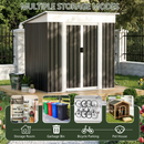 6x4 Ft Garden Shed for Patio and Outdoor Storage by HouseOfZazla