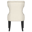Baney Fabric Upholstered Dining Side Chair Cream and Black