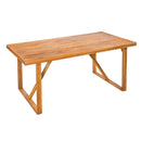 7 Pieces Acacia Wood Outdoor Dining Set