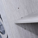 3 Door Mirrored Sideboard Cabinet With Adjustable Shelves