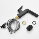 Modern Smart LED Bathroom Faucet With Temperature Digital Display And Pull Down Sprayer