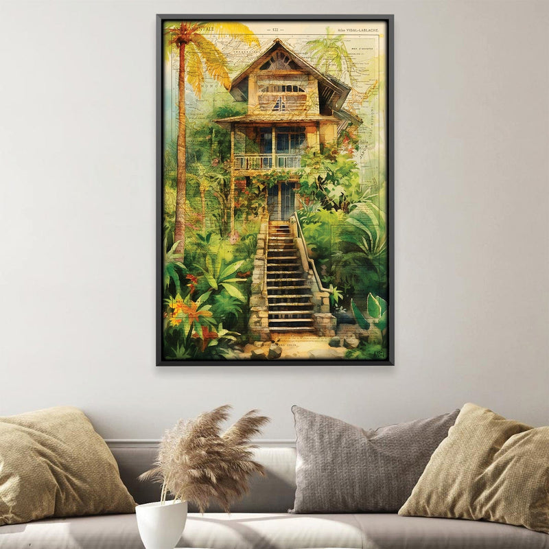 Cabin in Cambodge Canvas