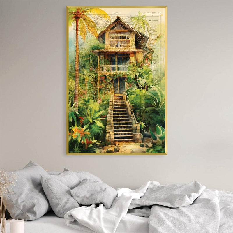 Cabin in Cambodge Canvas