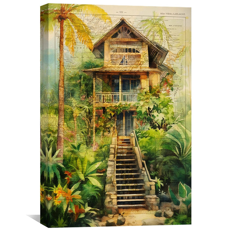 Cabin in Cambodge Canvas