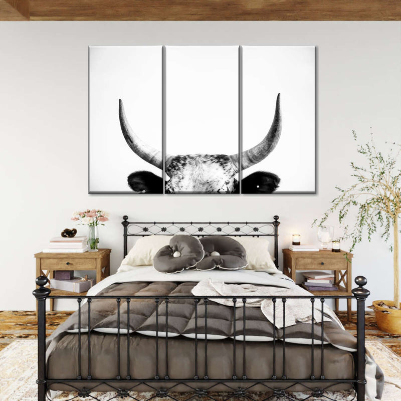 Cow Horns Wall Art