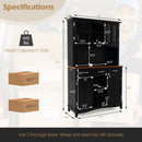 Wood Buffet Hutch Cabinet with 3 Large Drawers by LJGDeals