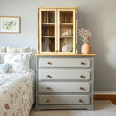 Turned Wood Frame Wall Cabinet by Decor Steals