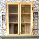 Turned Wood Frame Wall Cabinet by Decor Steals
