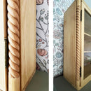 Turned Wood Frame Wall Cabinet by Decor Steals