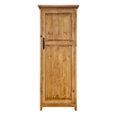 Large Rustic Cabinet for storage in Medium Wax