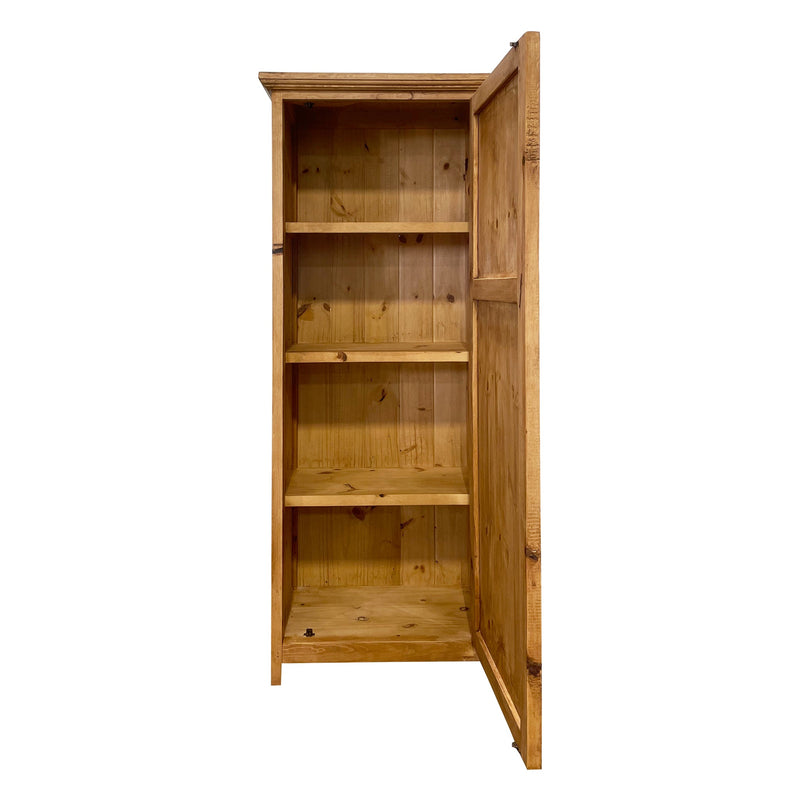 Large Rustic Cabinet for storage in Medium Wax, photo 3 of 7