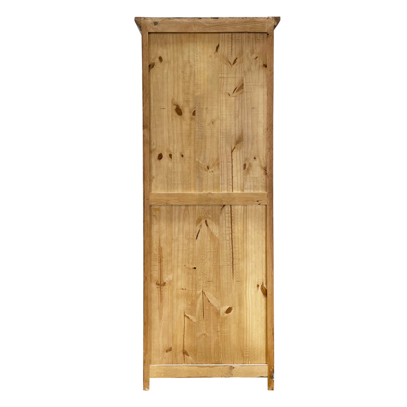 Large Rustic Cabinet for storage in Medium Wax, photo 5 of 7