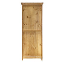 Large Rustic Cabinet for storage in Medium Wax