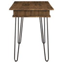 Writing Desk With 4 Hidden Storages - Brown