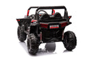 12V7A*1 30W*4 Four-Wheel Drive Seat One Button Start, Forward And Backward, High And Low Speed, Music, Front Light, Power Display, Two Doors Can Open, 2.4G R / C, Seat Belt Four Wheel Absorber by HouseOfZazla