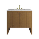 James Martin Hudson 36" Single Bathroom Vanity, Honey Oak