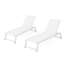Myers - Modern Chaise Lounge Set With Adjustable Back