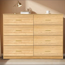 Modern Drawer Dresser For Bedroom, Ample Storage Wide Chest Of Drawers by HouseOfZazla