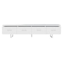 TV Stand With Slatted Drawers