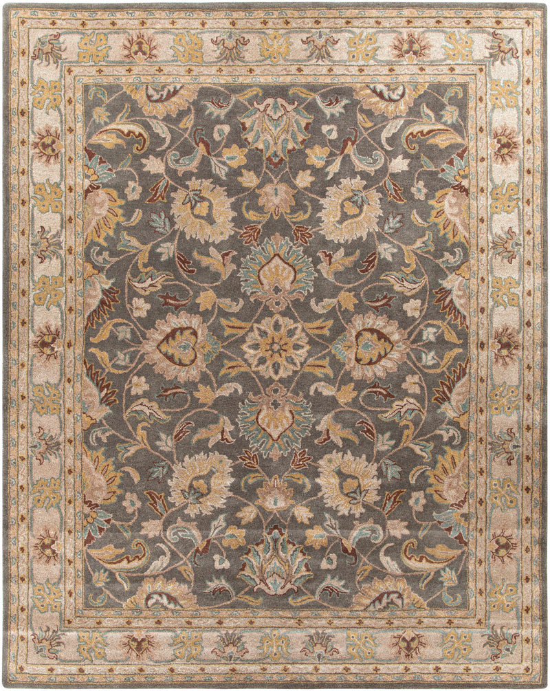 Cherryfield Hand Tufted Taupe Wool Rug