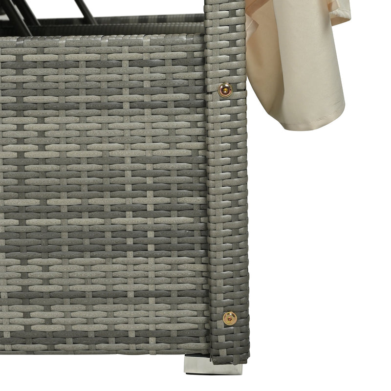 Adjustable Sun Bed With Curtain,High Comfort,With 3 Colors