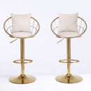 Unique Design Bar Chair, 360 Degree Rotation, Adjustable Height, Suitable For Dining Room And Bar by HouseOfZazla