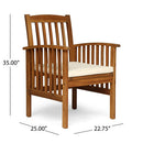 7 Pieces Acacia Wood Outdoor Dining Set