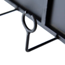 Floating Wine Bar Shelf With Glass Holder And Display Shelves - Black by HouseOfZazla
