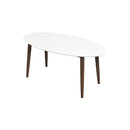 Ada - Mid-Century Modern Style Oval Dining Table by HouseOfZazla