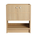 Modern Freestanding Bathroom Vanity With 2 Soft Closing Doors by HouseOfZazla