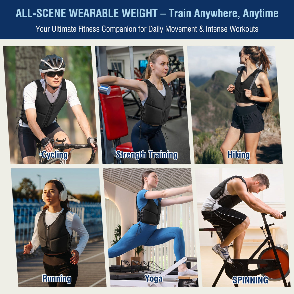 10LBS Adjustable Weighted Vest for Women, photo 7 of 10