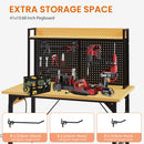 48" Adjustable Workbench with Pegboard
