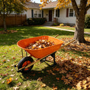 Steel Tray Wheelbarrow Two-Wheeled Trolley for Garden Use by HouseOfZazla