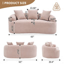 Loveseat Sofa, Compact Design For Small Spaces by HouseOfZazla