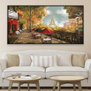 Cafe de la Tour Eiffel Canvas