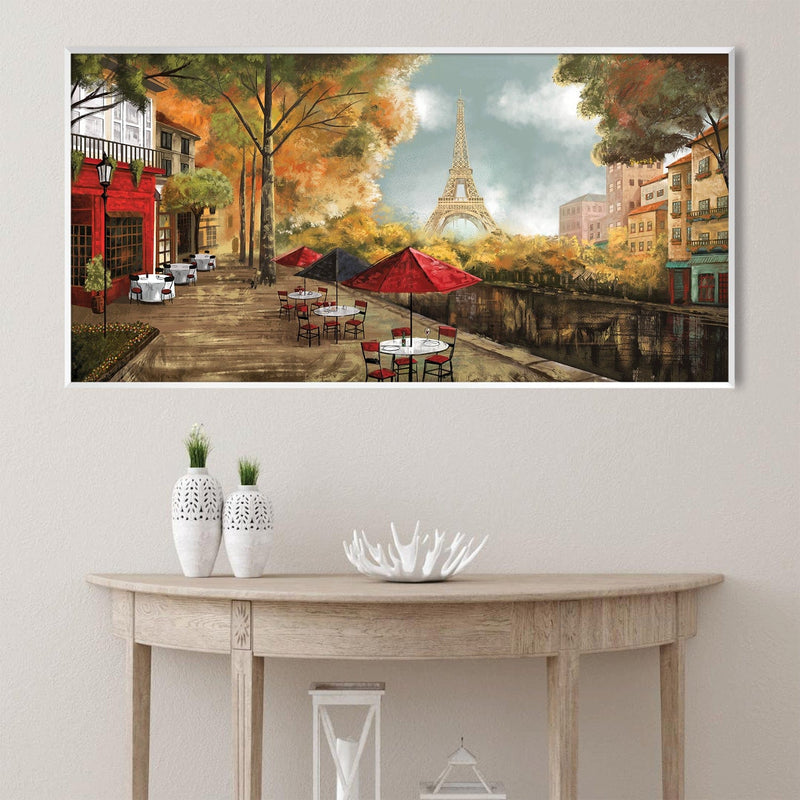 Cafe de la Tour Eiffel Canvas