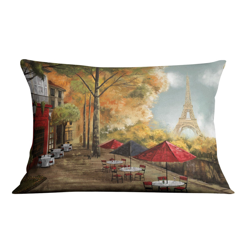 Cafe de la Tour Eiffel Cushion