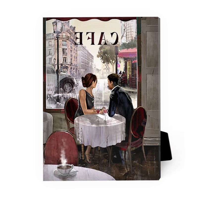 Cafe Love Desktop Canvas