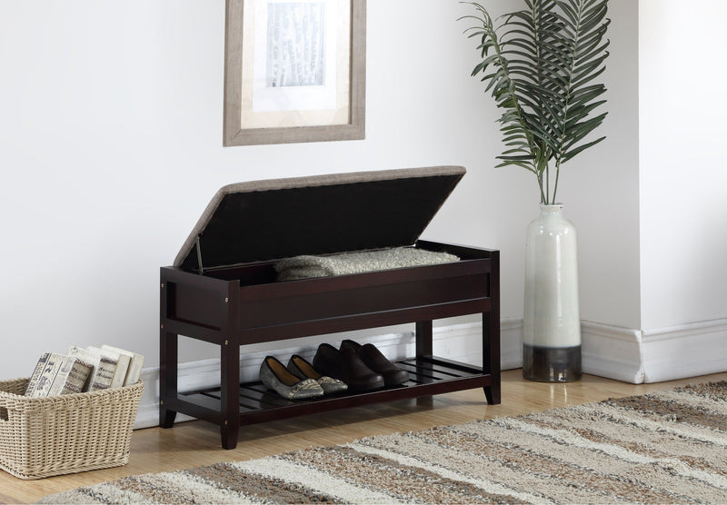 Walker Edison | Entryway Seating Bench with Shoe Storage