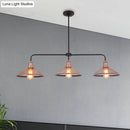 GobekUsa Cage Flared Island Lighting with Mesh Screen - Industrial Pendant Light for Dining Room