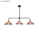 GobekUsa Cage Flared Island Lighting with Mesh Screen - Industrial Pendant Light for Dining Room