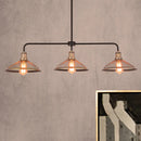 GobekUsa Cage Flared Island Lighting with Mesh Screen - Industrial Pendant Light for Dining Room