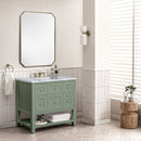James Martin Breckenridge 36" Single Bathroom Vanity, Smokey Celadon