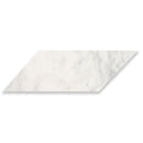 Calacata T Honed Chevron Marble Tiles 5x17