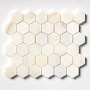 Calacatta Amber Honed Hexagon Nominal Size 2