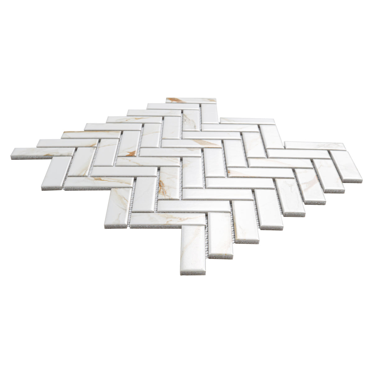 MSI Calacatta Gold Matte 1x3 Herringbone, photo 4 of 10